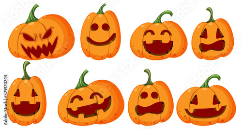 Halloween pumpkin or jack o lantern