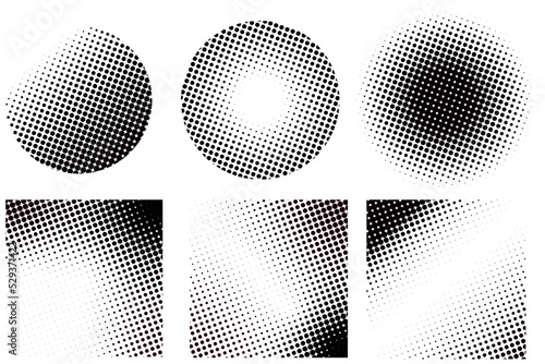 Half tone wallpaper, Dot background. Halftone texture, gradient dots pattern