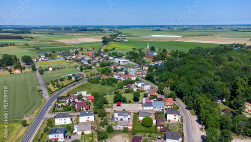 Village in Poland. Polska wieś (Ludomy)