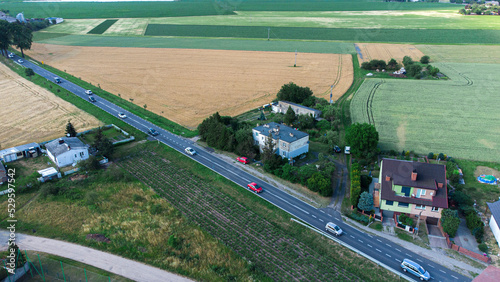 Village in Poland. Polska wieś (Ludomy)