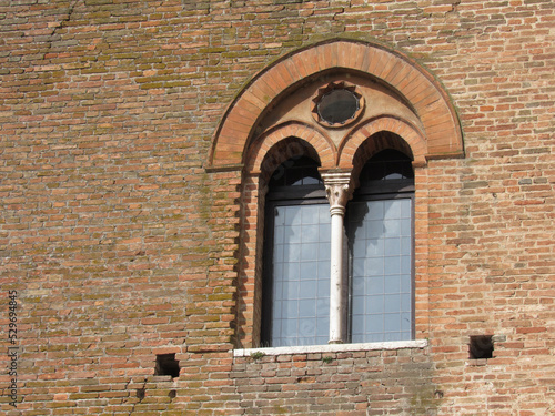 Window castle of san giorgio in Mantua