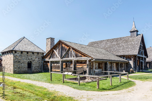 Jesuit settlement in Sainte-Marie Among the Hurons, Midland, Ontario, Canada