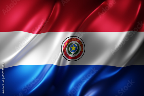  Paraguay 3d flag