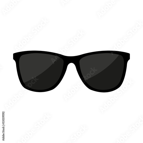 Glasses. Sunglasses. Vector image.