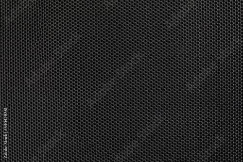 Close-up background of black fabric or abstract black fabric texture. Black background