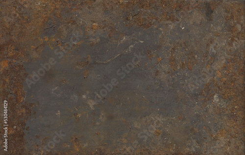 Grunge rusted metal texture, rust, and oxidized metal background. Empty brown rusty stone or metal surface texture. vintage rustic background texture. Old metal iron panel. Old grunge rustic texture.