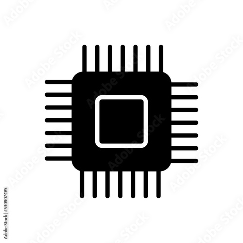  Procesor -ikona wektorowa