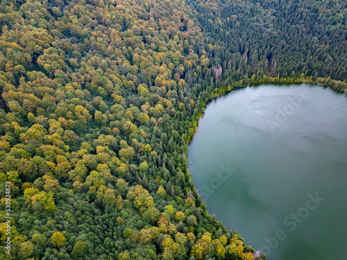 Beautiful lake in Romania called Lake Saint Ann ( Sfanta Ana ) 