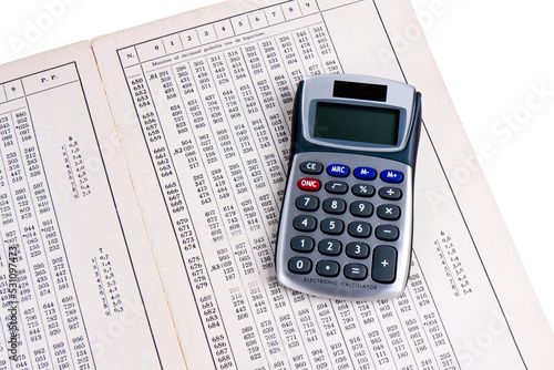 Dutch logarithm table with calculator