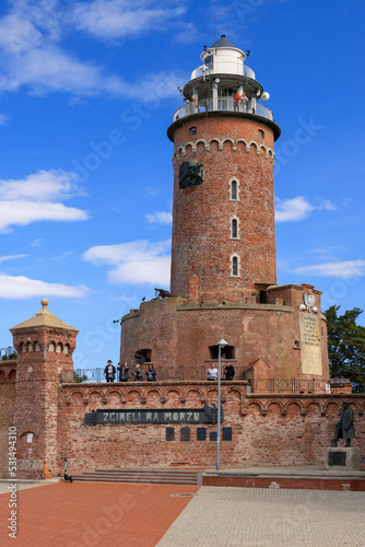 Kolberg, Kołobrzeg, Leuchtturm, Kurbad und Hafenstadt, Ostsee, Woiwodschaft Westpommern, Polen 