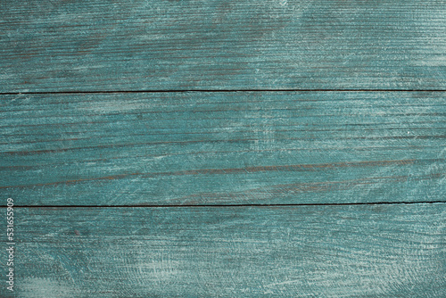  Vintage blue wood background texture with knots and nail holes. Old painted wood wall. Blue abstract background. Vintage wooden dark blue horizontal boards. Front view with copy space. 