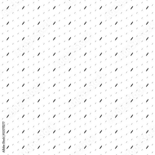 Square seamless background pattern from geometric shapes are different sizes and opacity. The pattern is evenly filled with small black sex toy symbols. Vector illustration on white background
