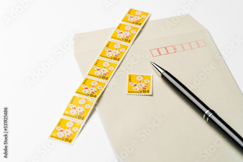 封筒と切手