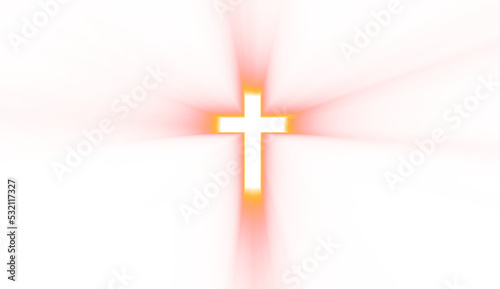 cross in the light