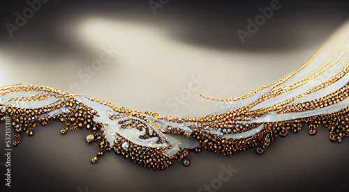 futurist jewelry abstract background design 