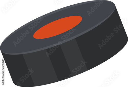 Hockey puck Sports icon. Vector illustration