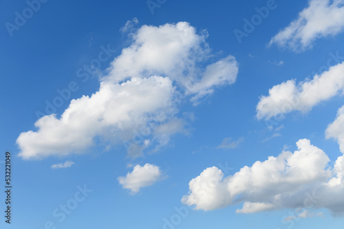 Blue sky and clouds sky background 