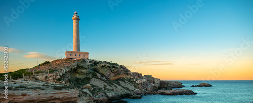 Light house in mediterranean sea- Spain