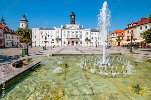 Town hall in Plock, Masovian Voivodeship, Poland