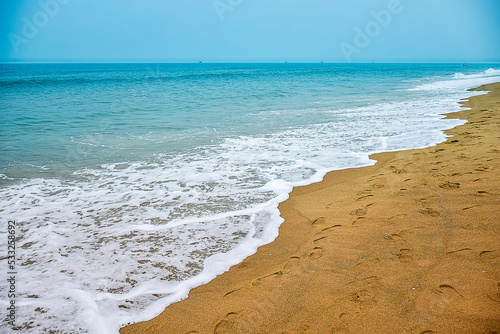 Seashore and Beaches around of India Travelling and tour ot PURI an age old renound city, beach resort in the beach of bay of Bengal, Odisa, India, very popular in eastern India. FEBRUARY 2020.