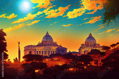  Rome Vatican city , style U1 1