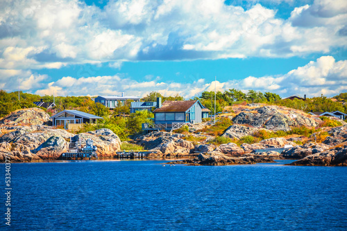Gothenburg archipelago islands waterfront view