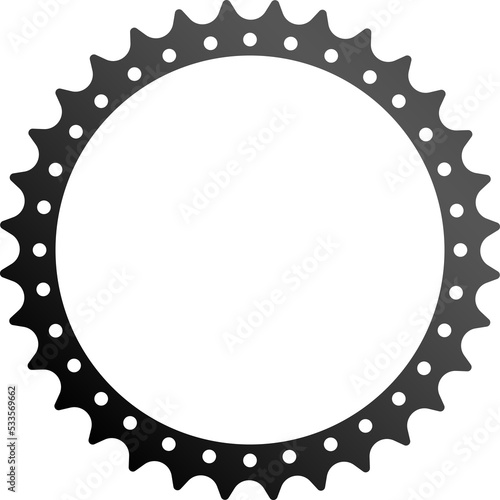 illustration, bicycle gear star