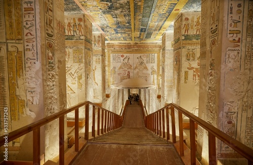 The Colorful Tomb of Ramesses VI in Luxor