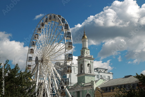 The ferris wheel in Kyiv