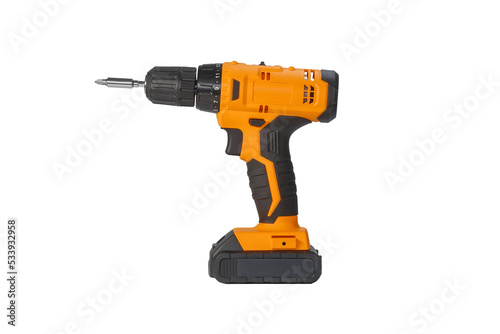 Screwdriver on a white background, isolated.