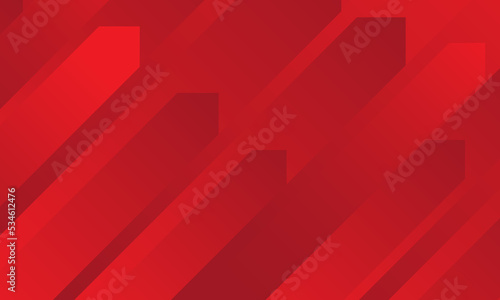 Abstract background. Red shapes on a multicolored gradient background. For packaging design, stores, background for website banners. Vector illustration.