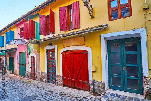 The old house with wooden shutters, Szentendre, Hungary