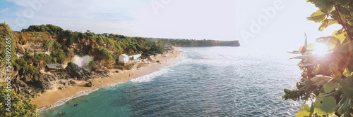 Stunning Panoramic view from Balangan Beach Bali