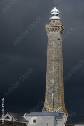 The Phare d'Eckmühl, also known as Point Penmarc'h Light or Saint-Pierre Light, is an active lighthouse in Penmarc'h, Finistère department, Brittany, France