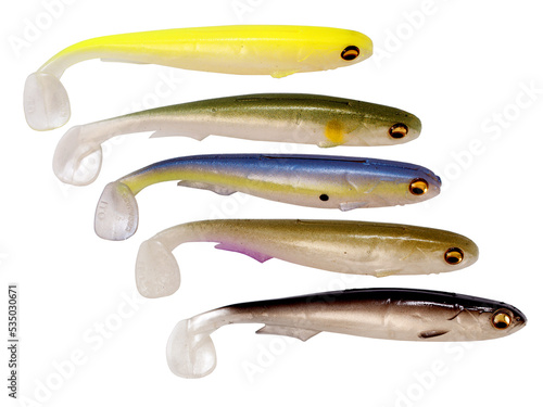Silicone bait for fishing