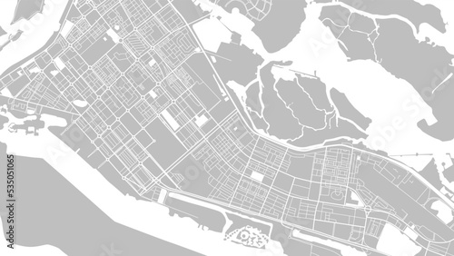 Digital web background of Abu Dhabi. Vector map city which you can scale how you want.