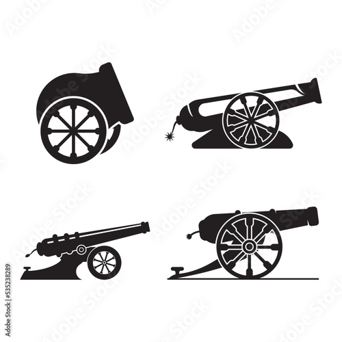 cannon logo vector design template