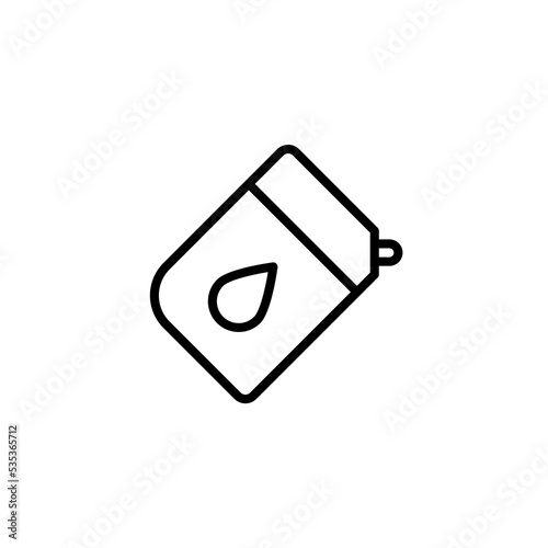 milk concept line icon. Simple element illustration. milk concept outline symbol design.