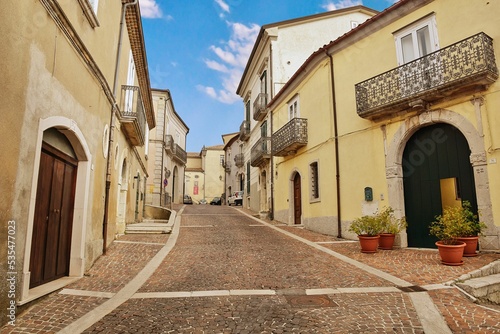 The village of Frigento in Campania, Italy.