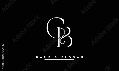 BC, CB, B, C Abstract Letters Logo Monogram