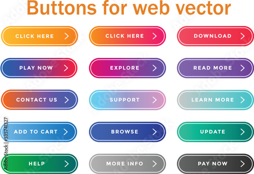 cta web button collection