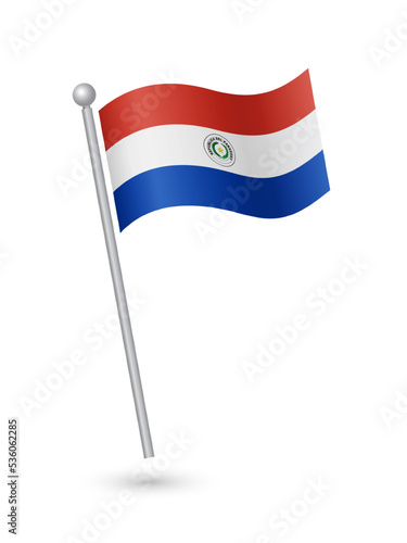 Paraguay national flag