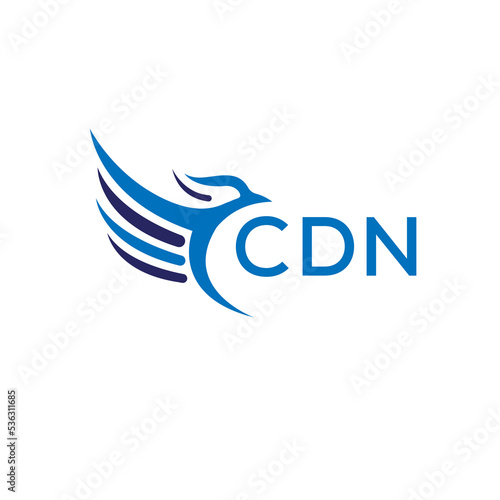 CDN technology letter logo on white background.CDN letter logo icon design for business and company. CDN letter initial vector logo design. 