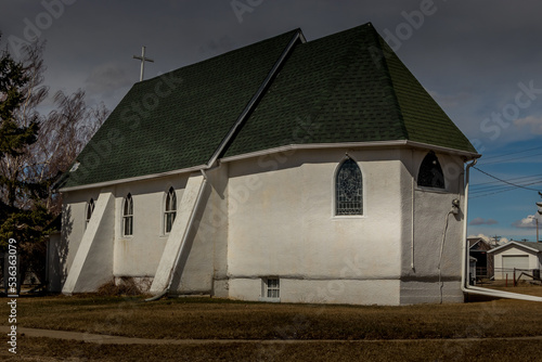 Historic church from 1904 Elnore Alberta Canada