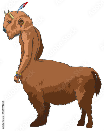 Centaure sagittaire bison