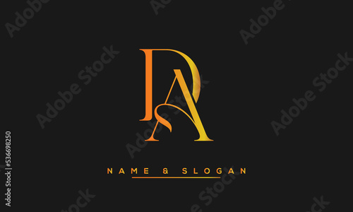 DA, AD, D, A Abstract Letters Logo Monogram