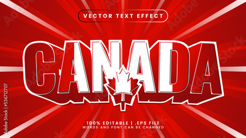 Canada football world cup background theme editable text style effect