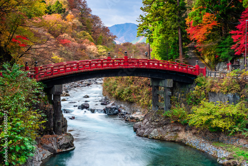 栃木県 日光 秋の神橋