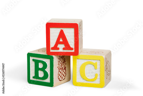 ABC Blocks Isolated