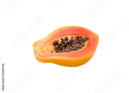 papaya isolated on transparent png